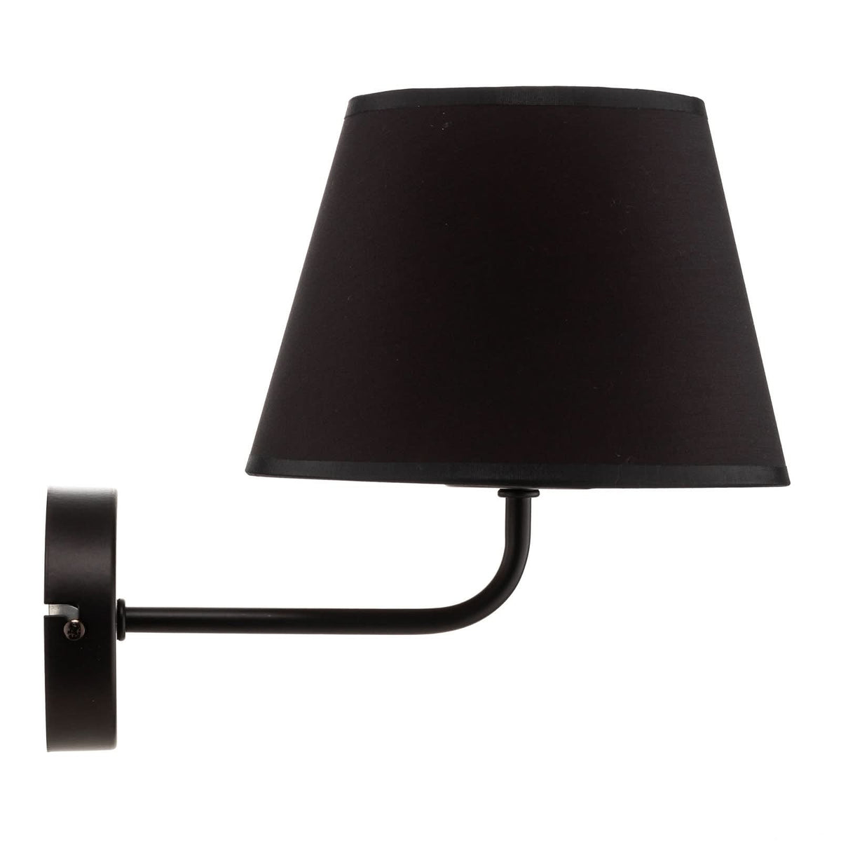Applique murale Soho en tissu, noir et doré, hauteur 23 cm