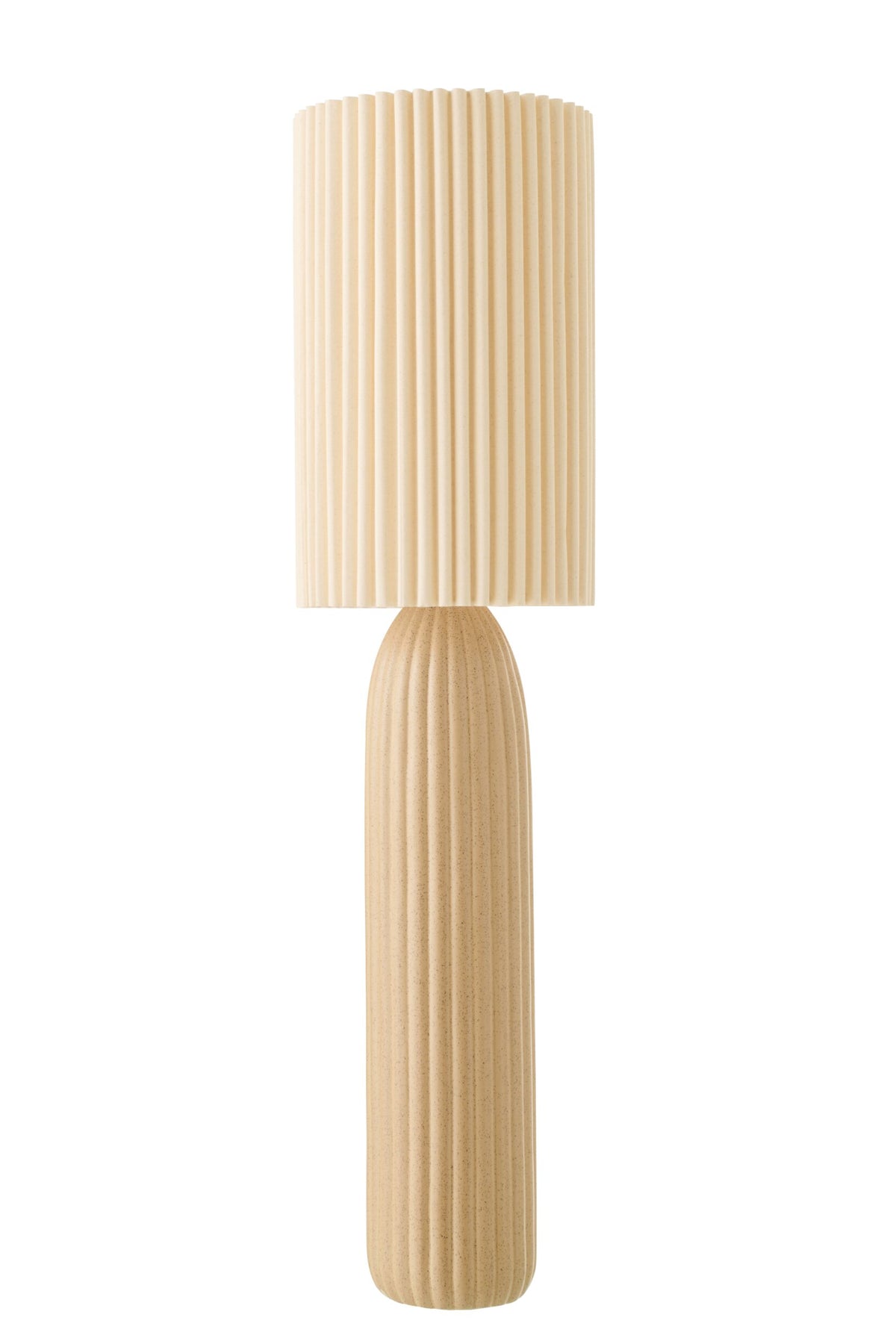 Lampadaire Ruth en céramique camel, grand modèle