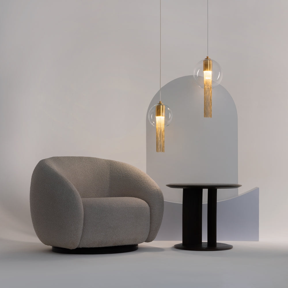 Flusso Suspension luminaire bronze