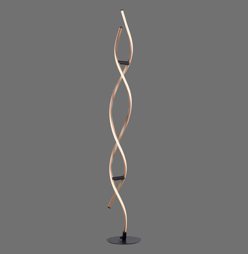 Lampadaire Polina doré