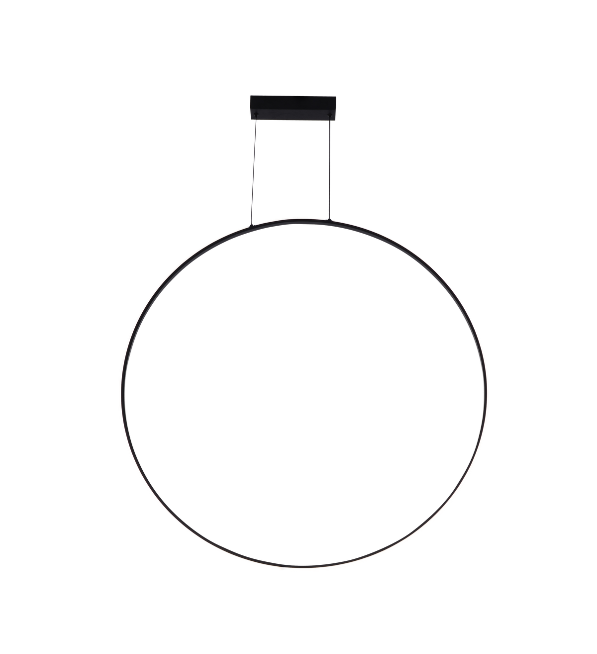 Suspension Rascal noire, H 90 cm