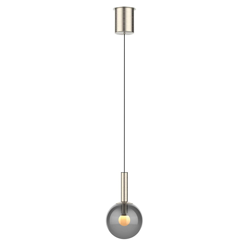 Suspension luminaire Volari argenté
