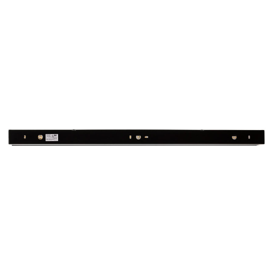 Applique murale LED Mera en acier, noir et blanc, hauteur 4,5 cm, 3000 K, 24 W