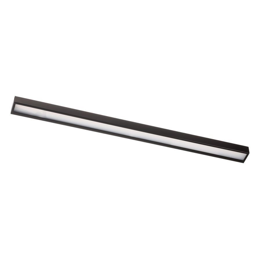 Applique murale LED Mera en acier, noir et blanc, hauteur 4,5 cm, 4000 K, 28 W