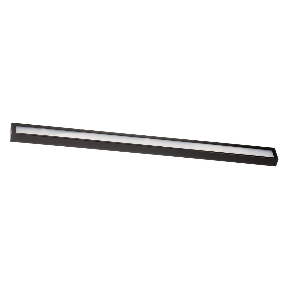 Applique murale LED Mera en acier, noir et blanc, hauteur 4,5 cm, 4000 K, 28 W