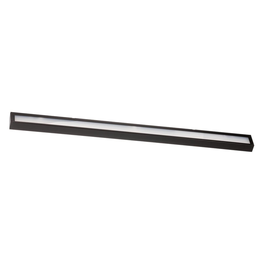 Applique murale LED Mera en acier, noir et blanc, hauteur 4,5 cm, 4000 K, 28 W