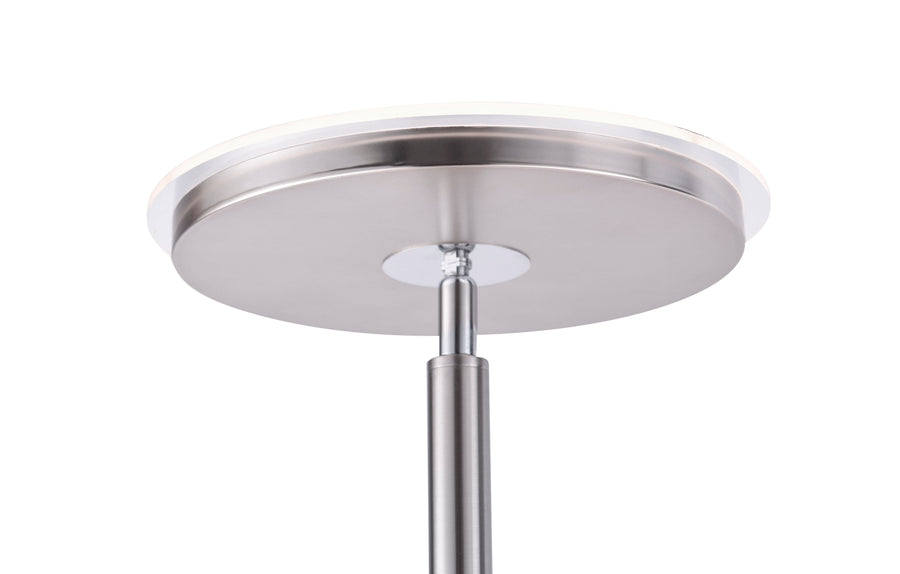 Lampadaire Hans acier, L 56,3 cm