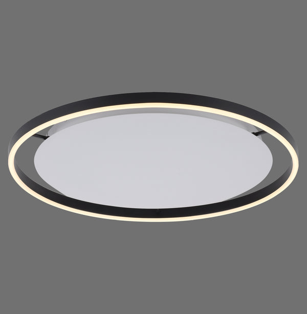Plafonnier Ritus anthracite, L 58,5 cm