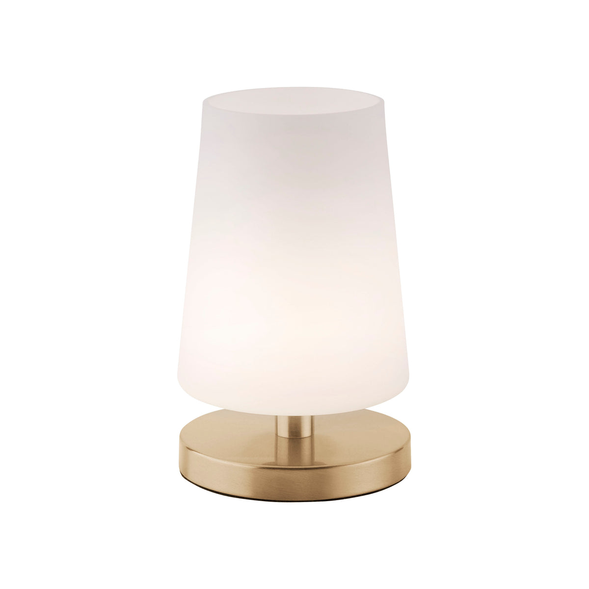 Lampe à poser Sonja laiton mat, verre