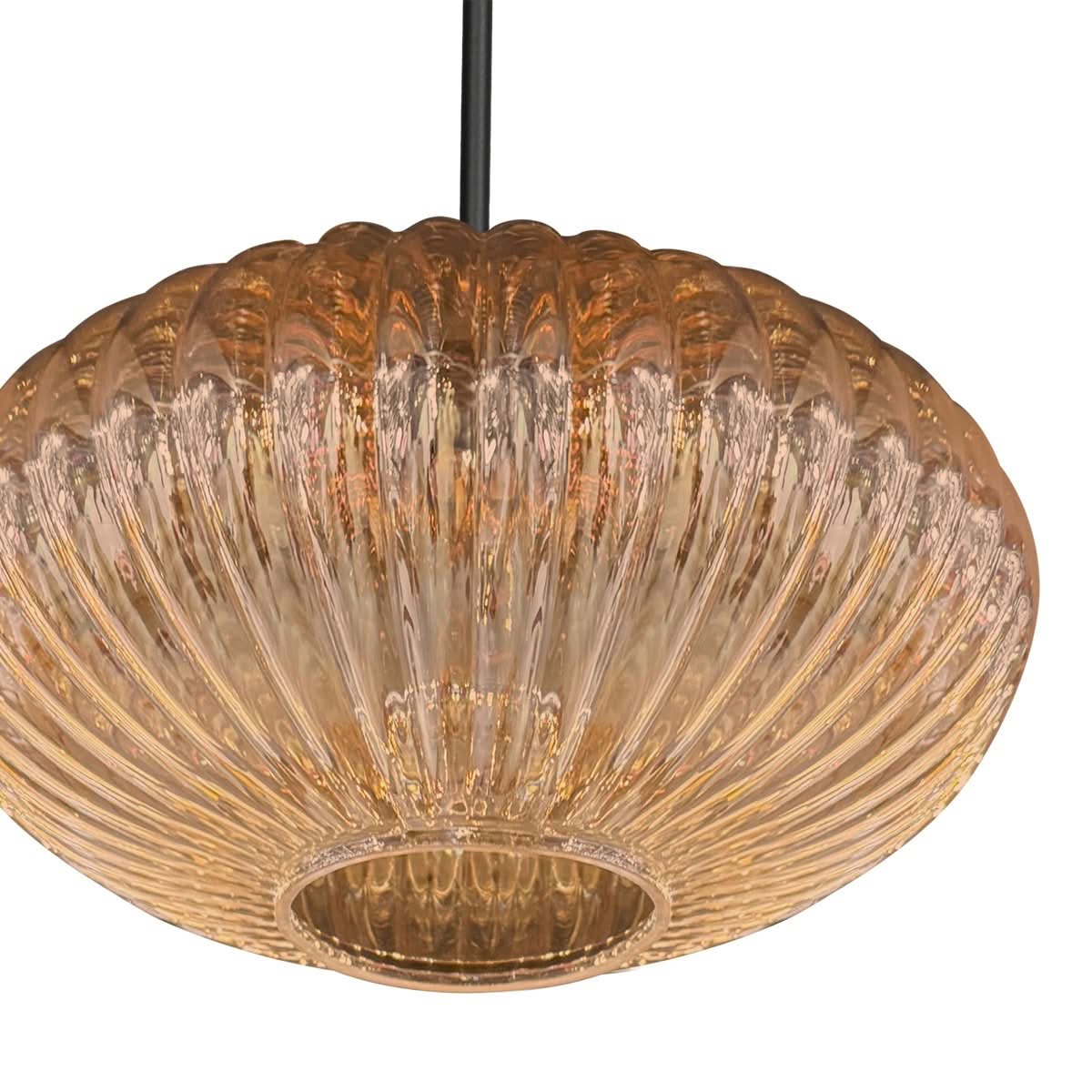 Suspension luminaire Aurelio noir