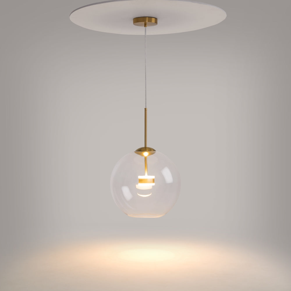 Cometa Suspension luminaire doré