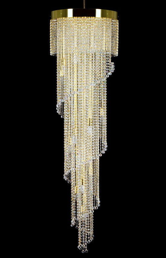 Suspension spirale en cristal L455CLN