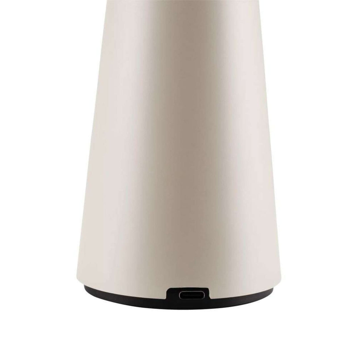 Lampe à poser d'extérieur LED rechargeable Cannes, beige, Ø 19,2 cm, IP44