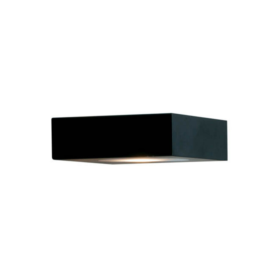 Applique murale LED Fix en aluminium, noir, 2 lumières, hauteur 5,4 cm