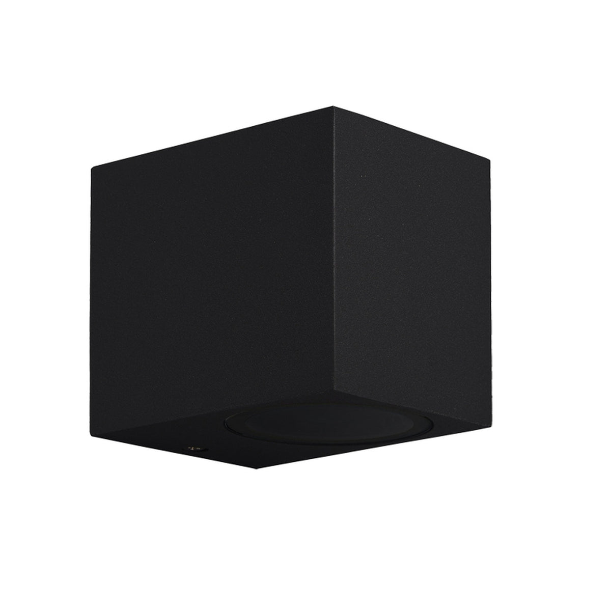 Applique extérieure Kandanchu noire sablée, verre, IP54 (réf. 7040)