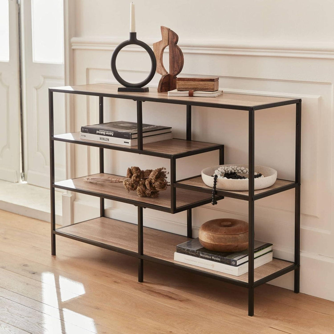 "Etagère Métal Bois Industriel" | Designix - 3333 - https://designix.fr/