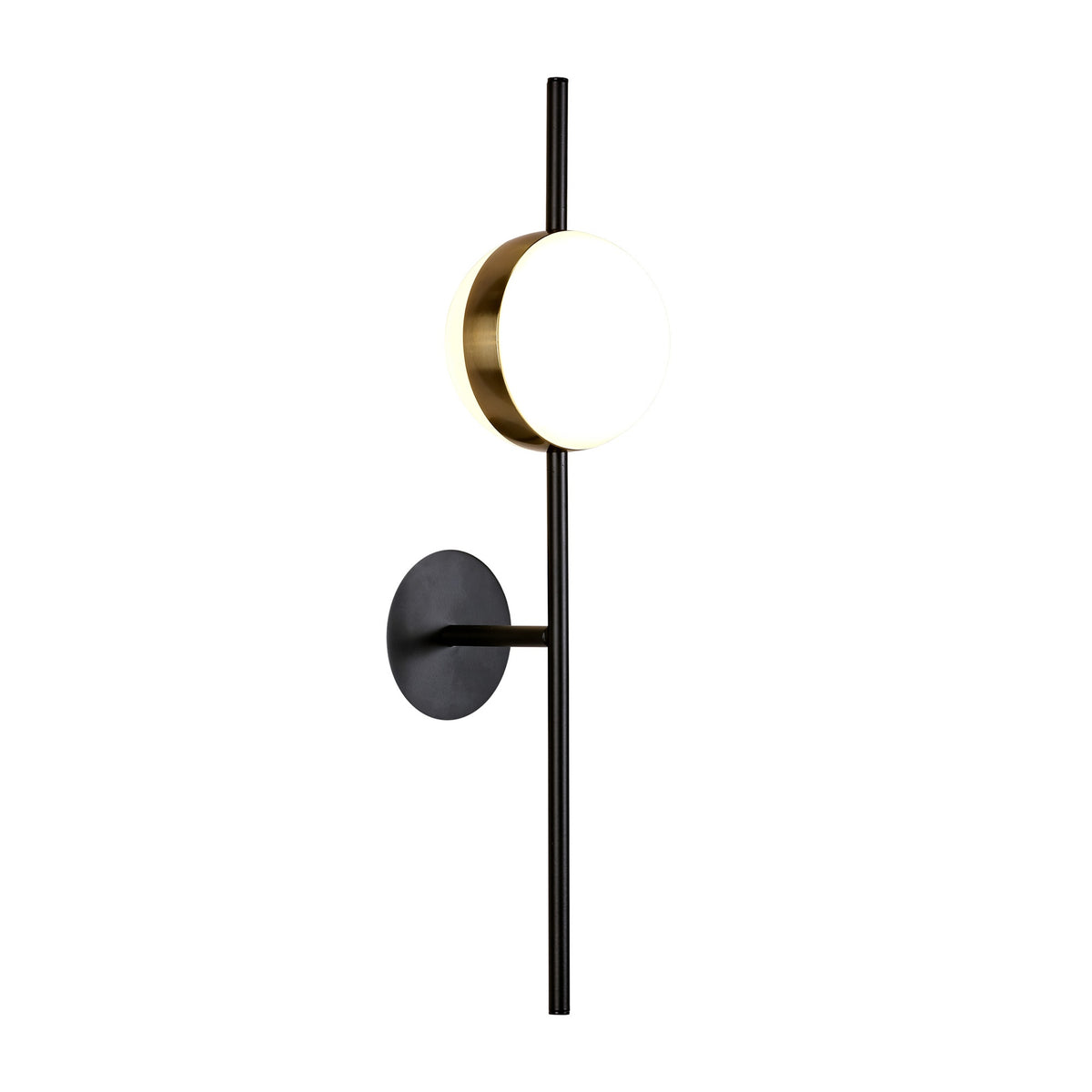 Applique murale LED Cuba dorée et noire