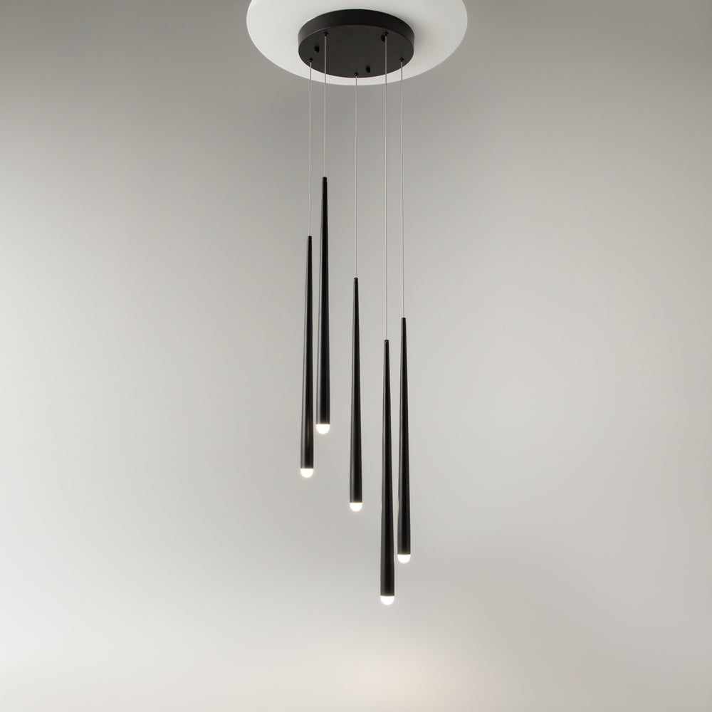 Cascade Suspension luminaire noir