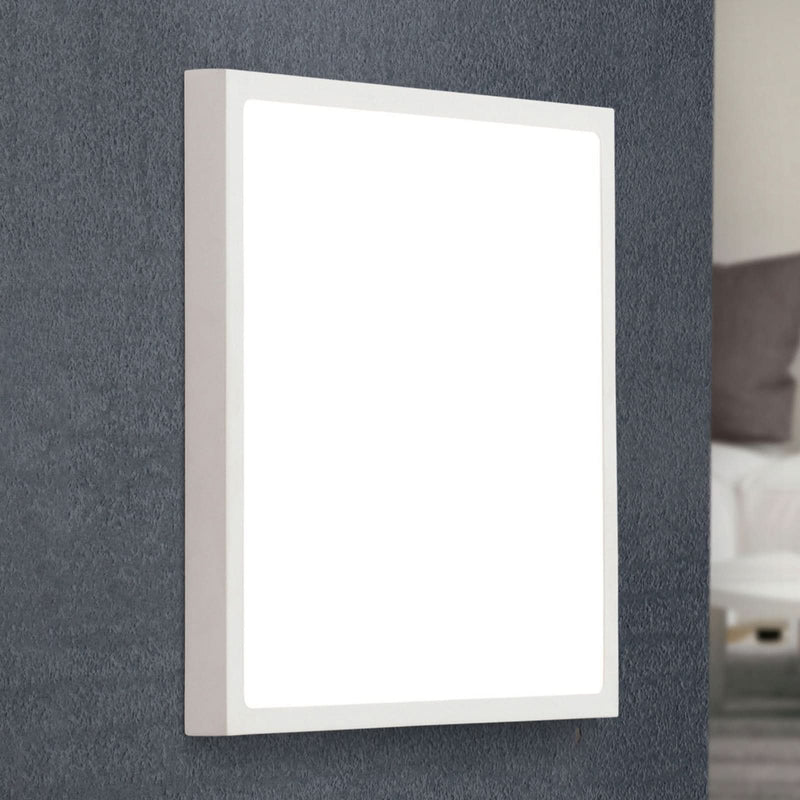 Applique murale LED Vika en aluminium, blanc, hauteur 30 cm