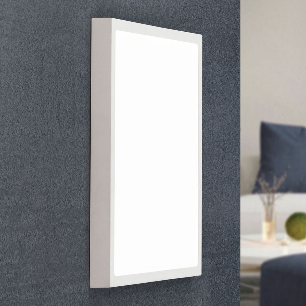Applique murale LED Vika en aluminium, blanc, hauteur 30 cm