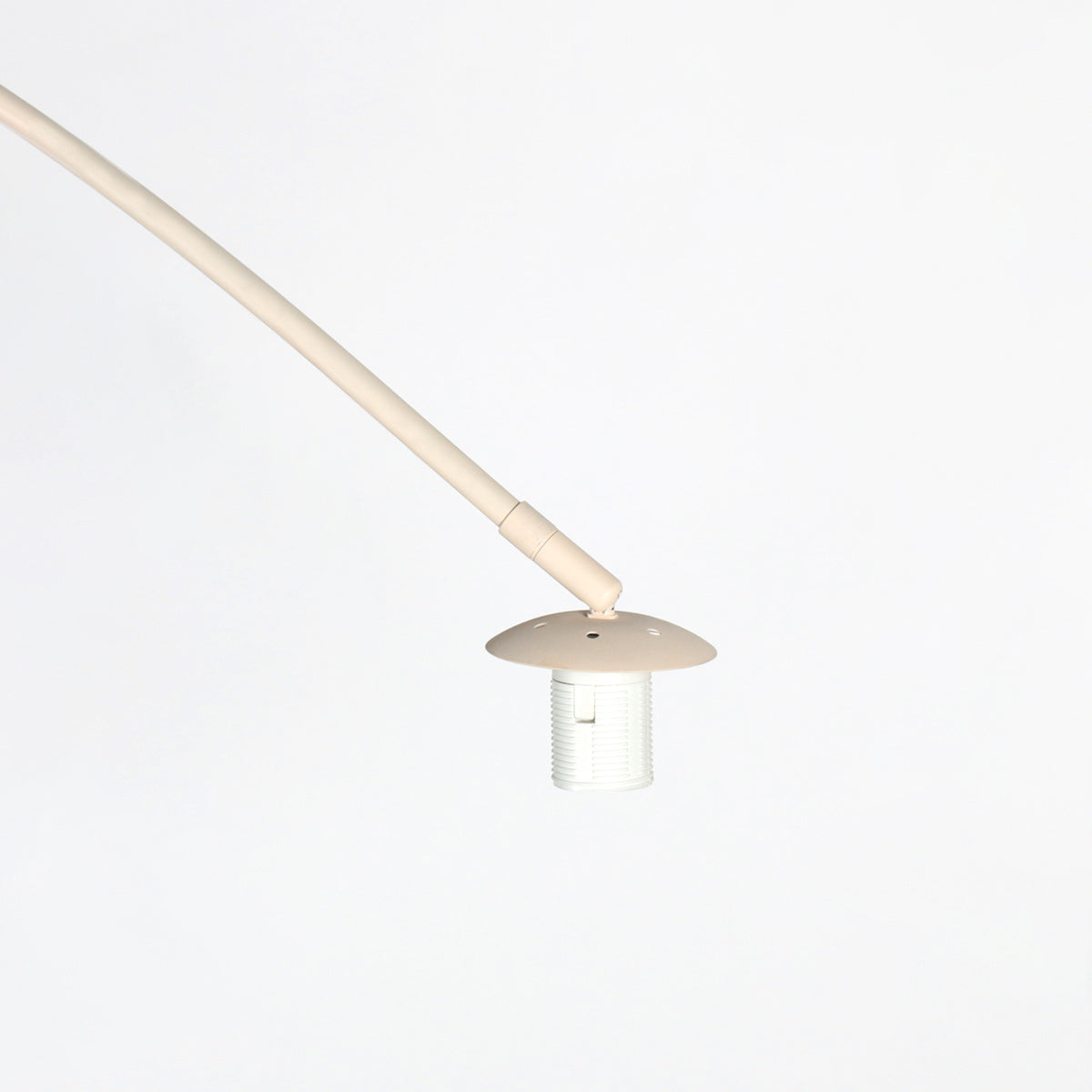 Lampadaire en arc couleur crème Sparkled Light 7268CR – La couleur tendance de 2025