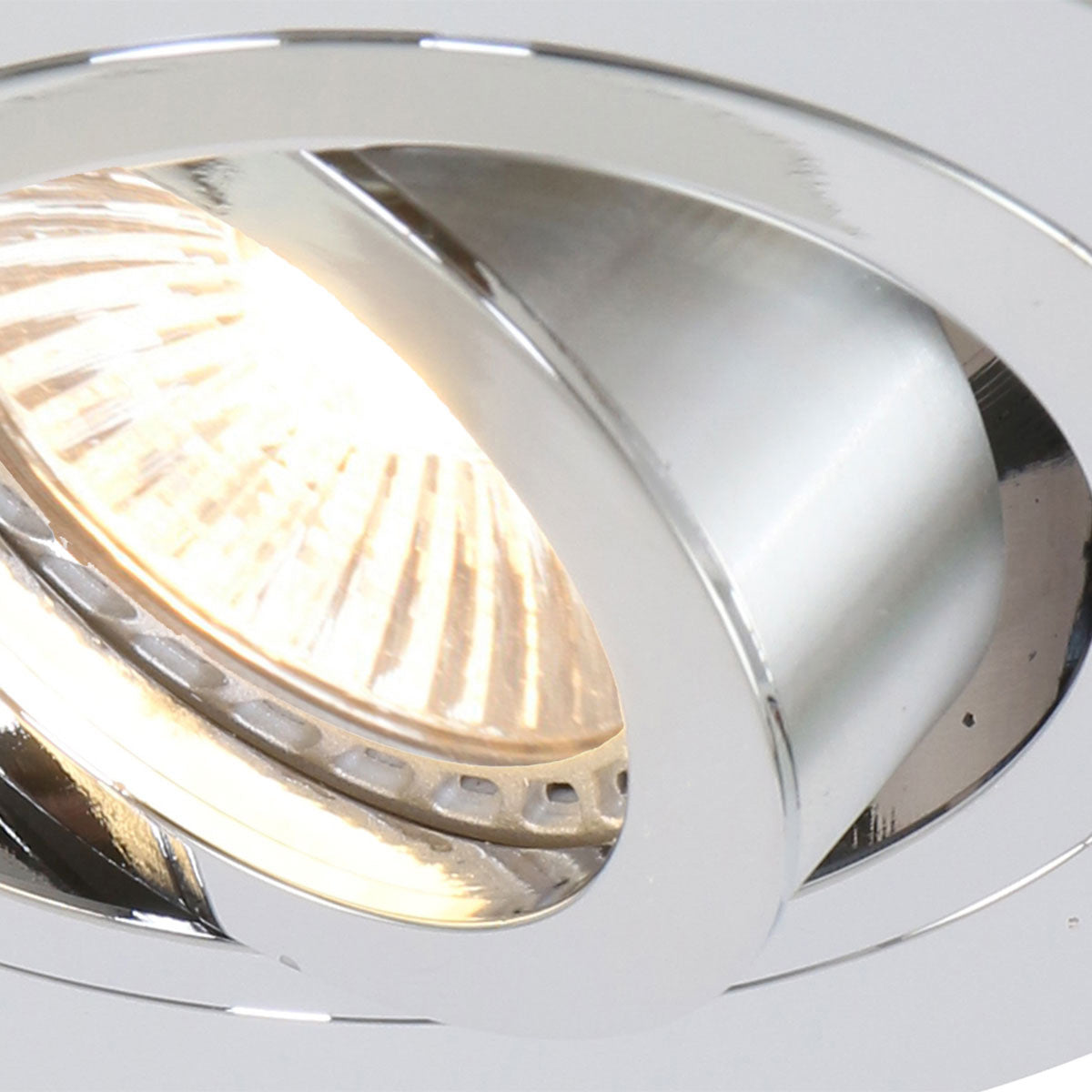 Spot encastrable Pelite 7304CH en chrome brillant Ø10 cm