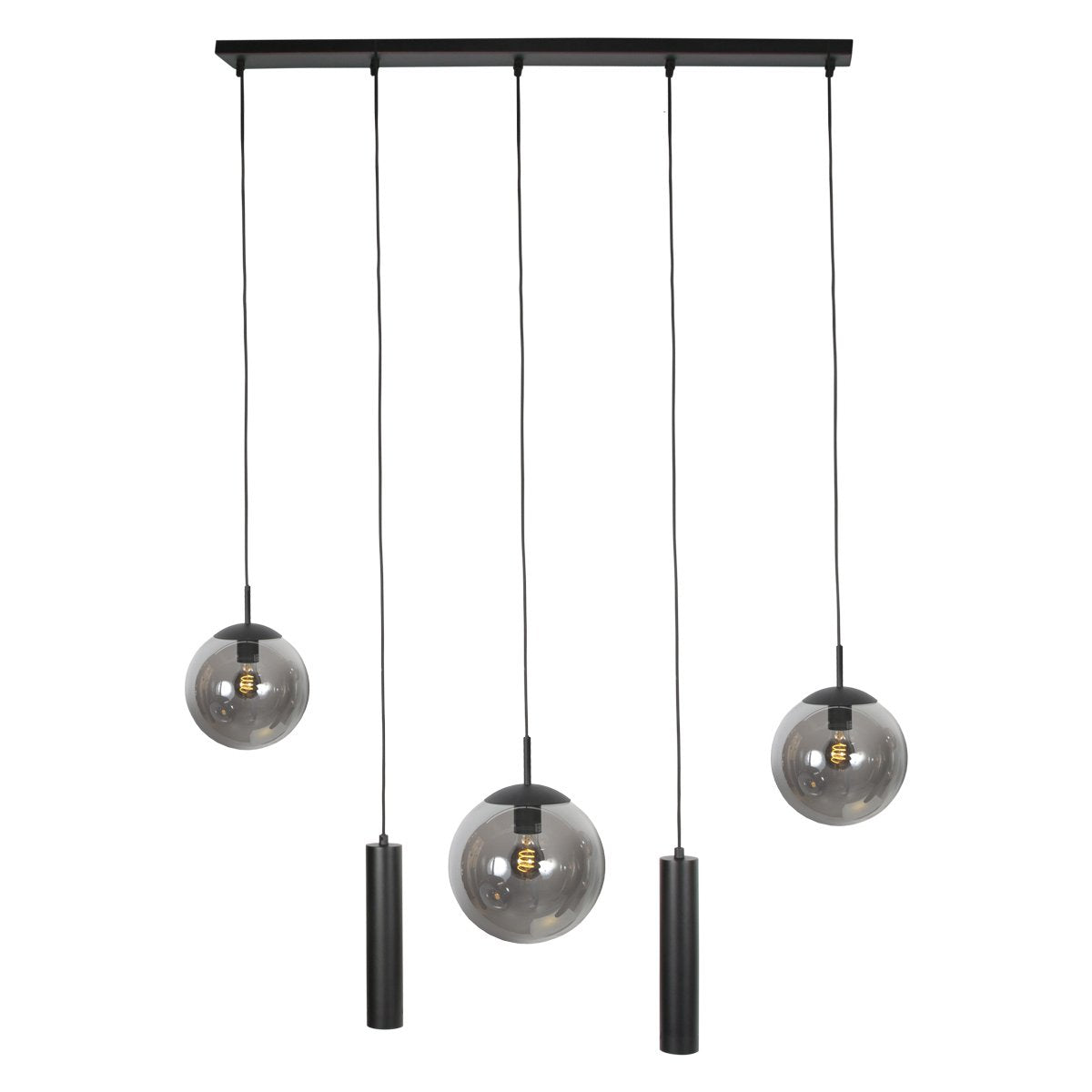 Suspension luminaire Bollique noir
