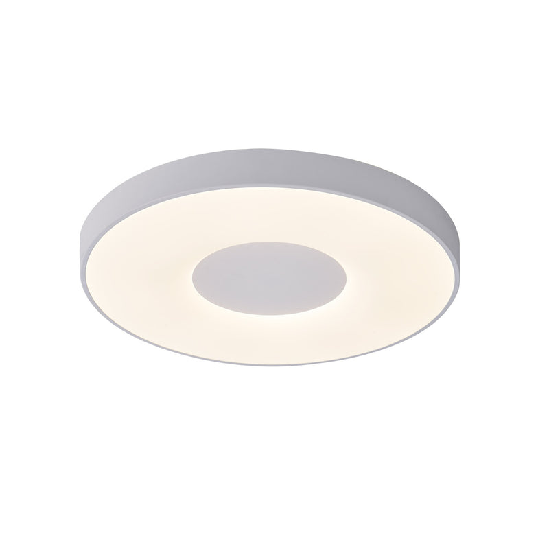 Plafonnier LED Coin avec télécommande, Ø 50 cm