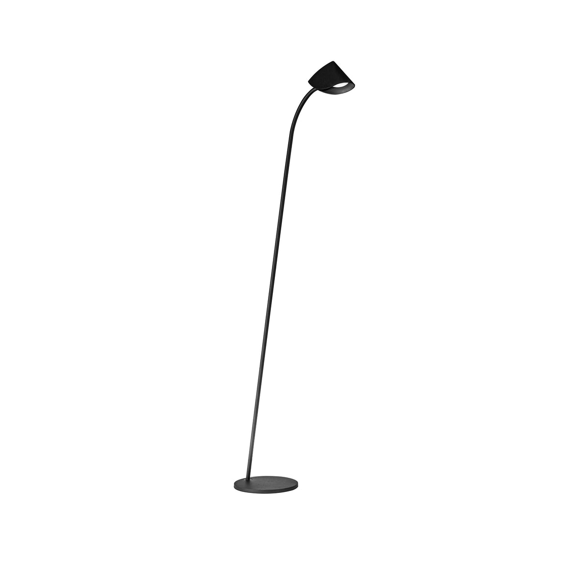 Lampadaire LED Capuccina noir