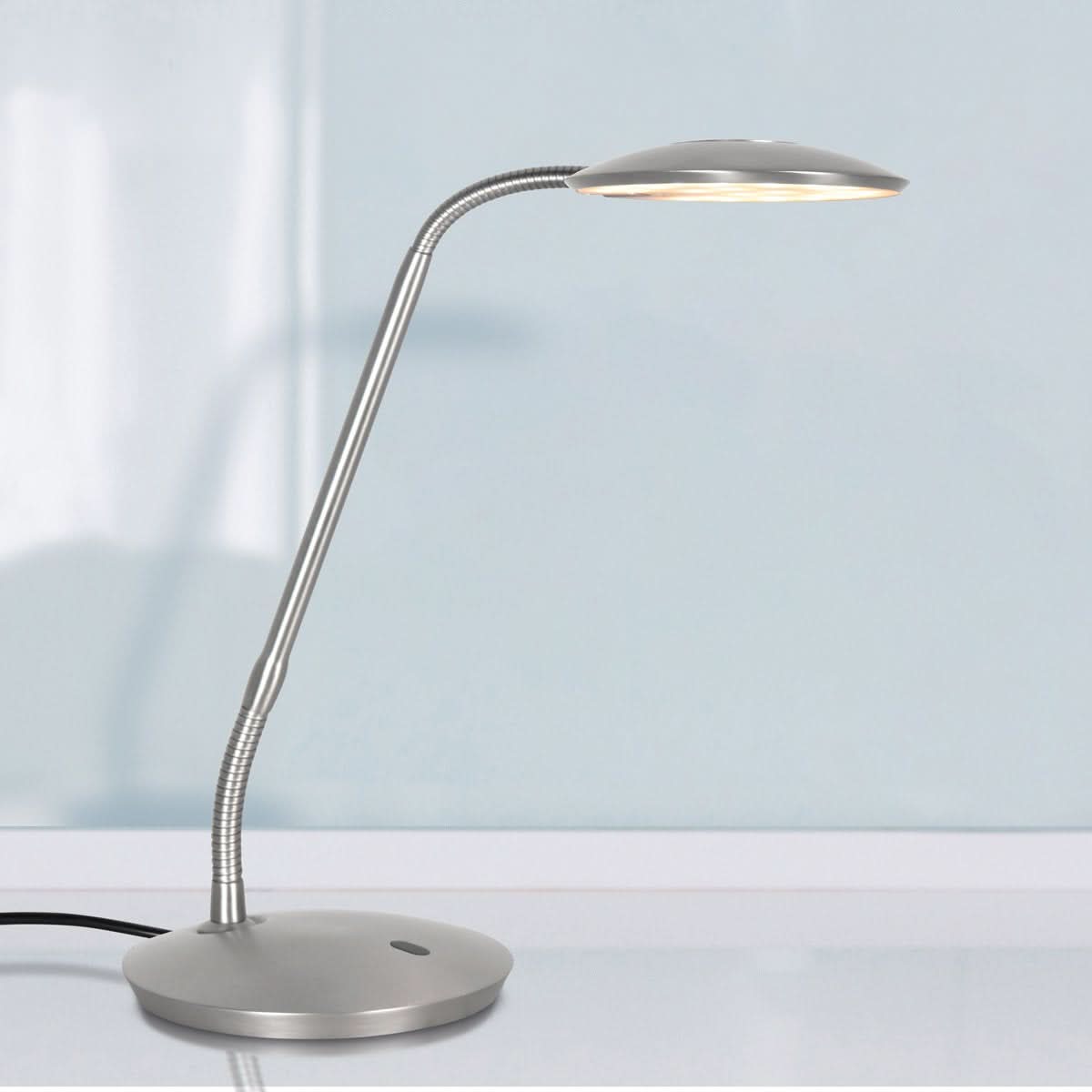 Lampe à poser Zenith2 argenté