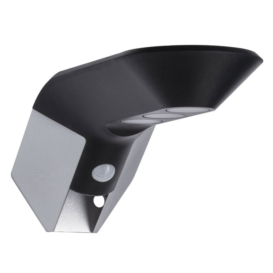 Applique d'extérieur LED solaire Soley, anthracite, hauteur 10 cm, IP44