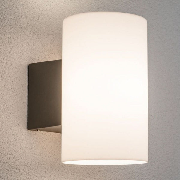 Applique d'extérieur Tube Up/down, noir et blanc, hauteur 20 cm, IP54