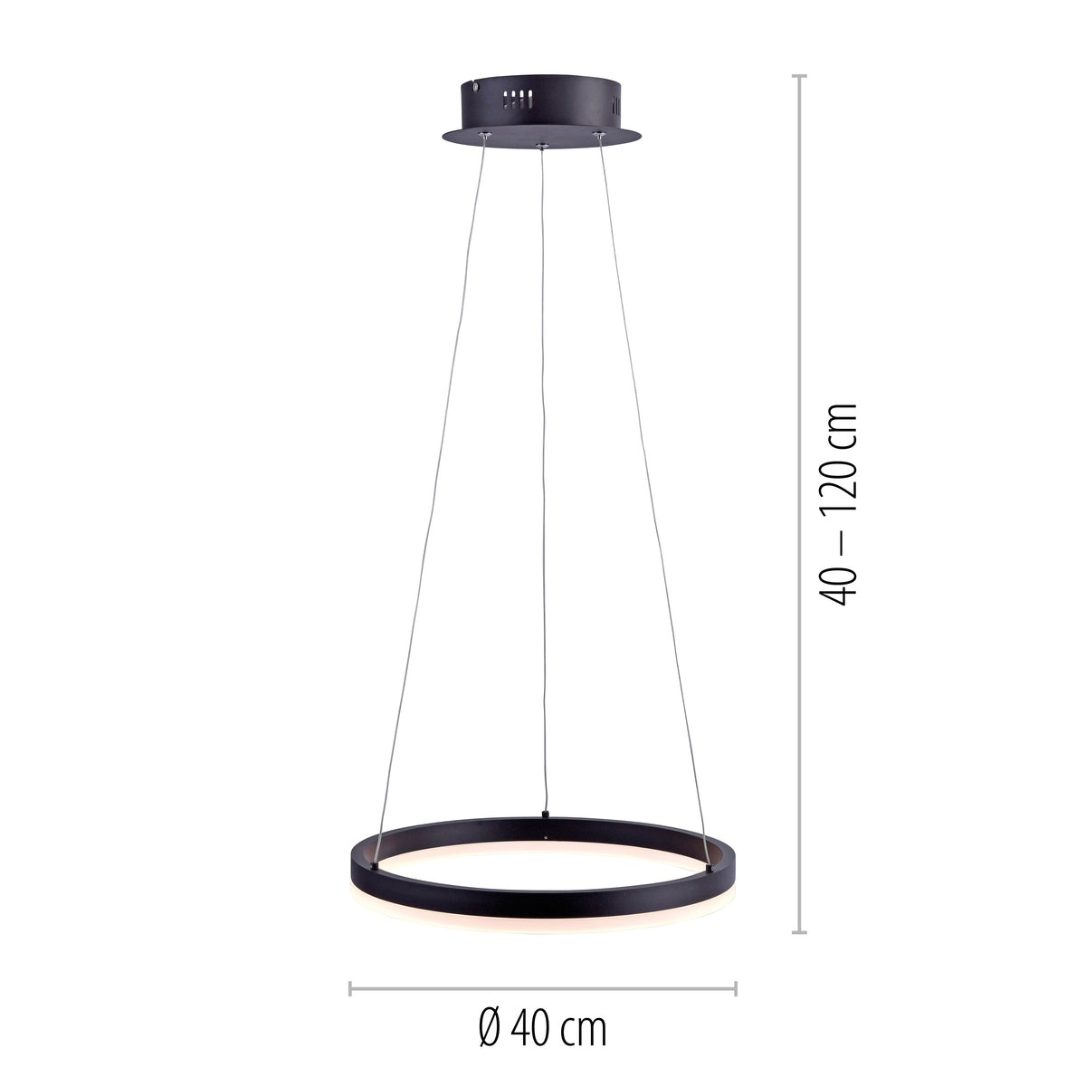 Suspension Titus, L 40 cm