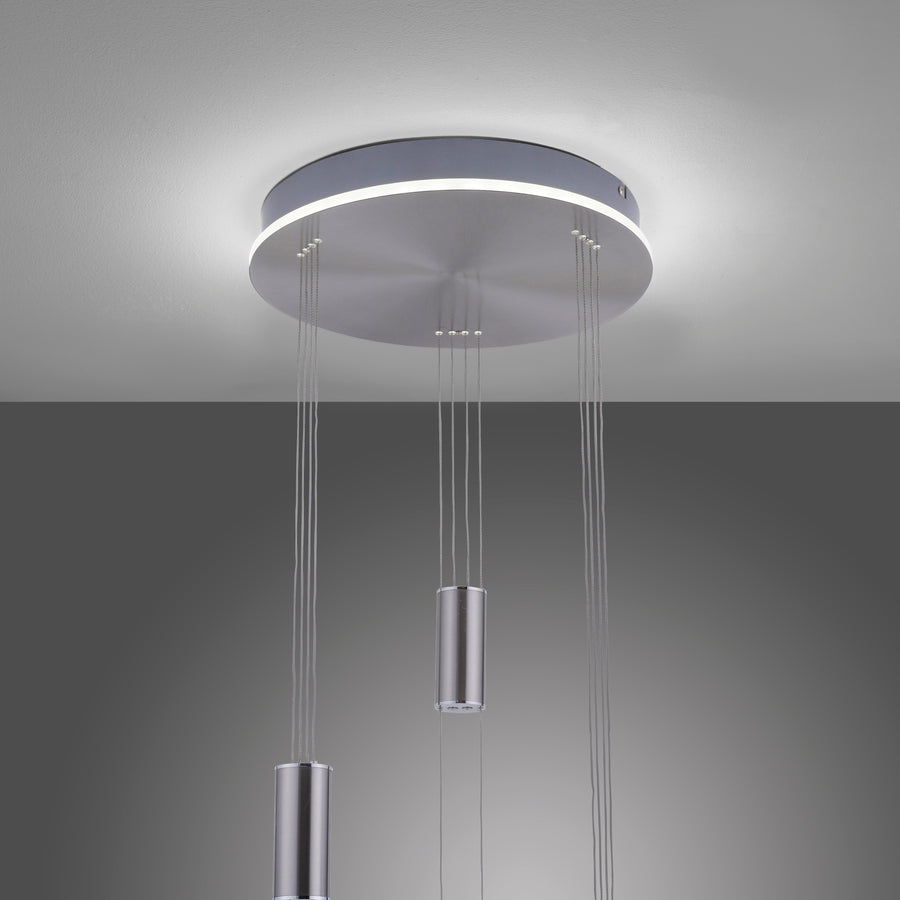 Suspension Q-Etienne acier, P 44 cm