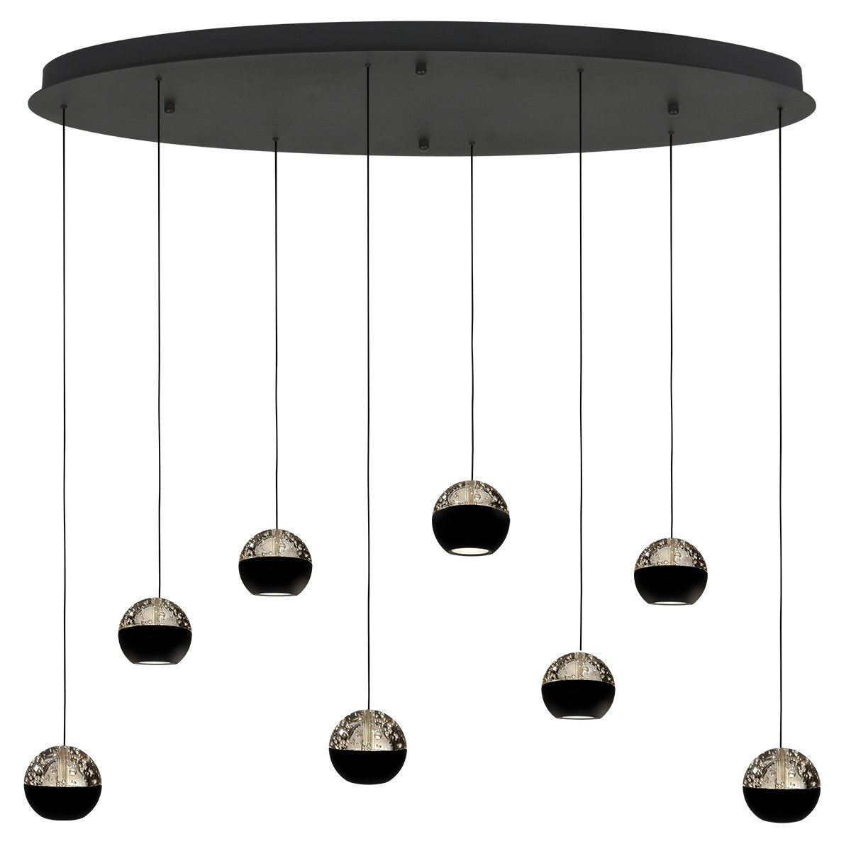 Suspension luminaire Belluno noir