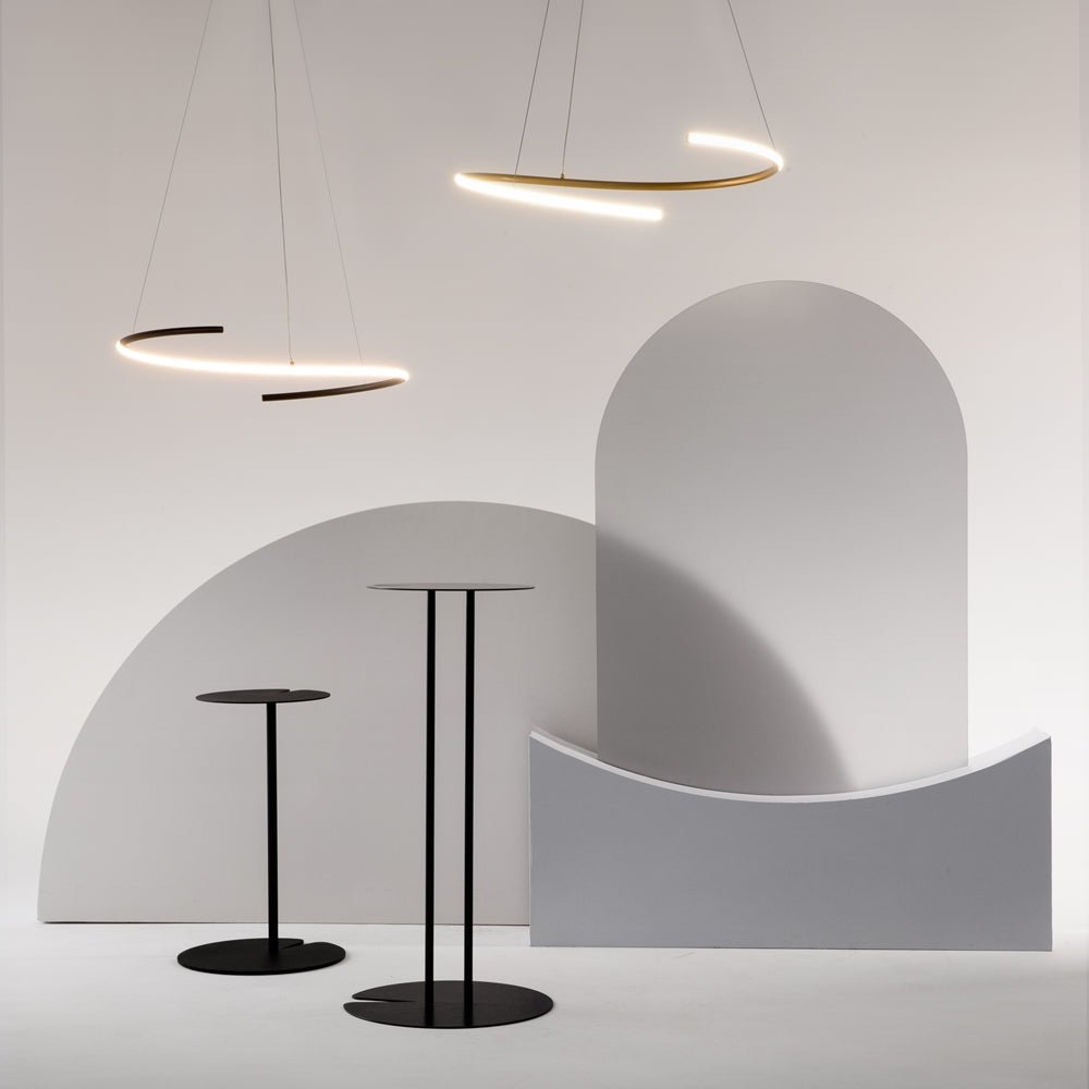 Curve Suspension luminaire noir