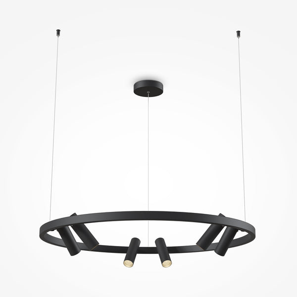 Satellite Suspension luminaire noir