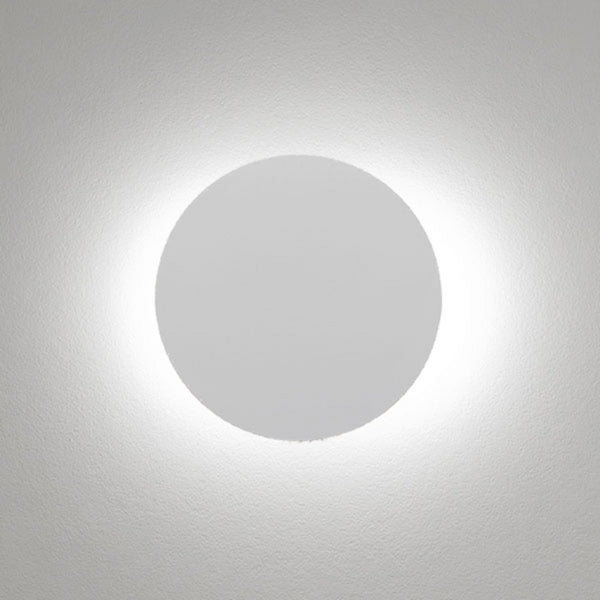 Applique murale LED Collide H2 en aluminium, blanc mat, Ø 33 cm, 2700 K