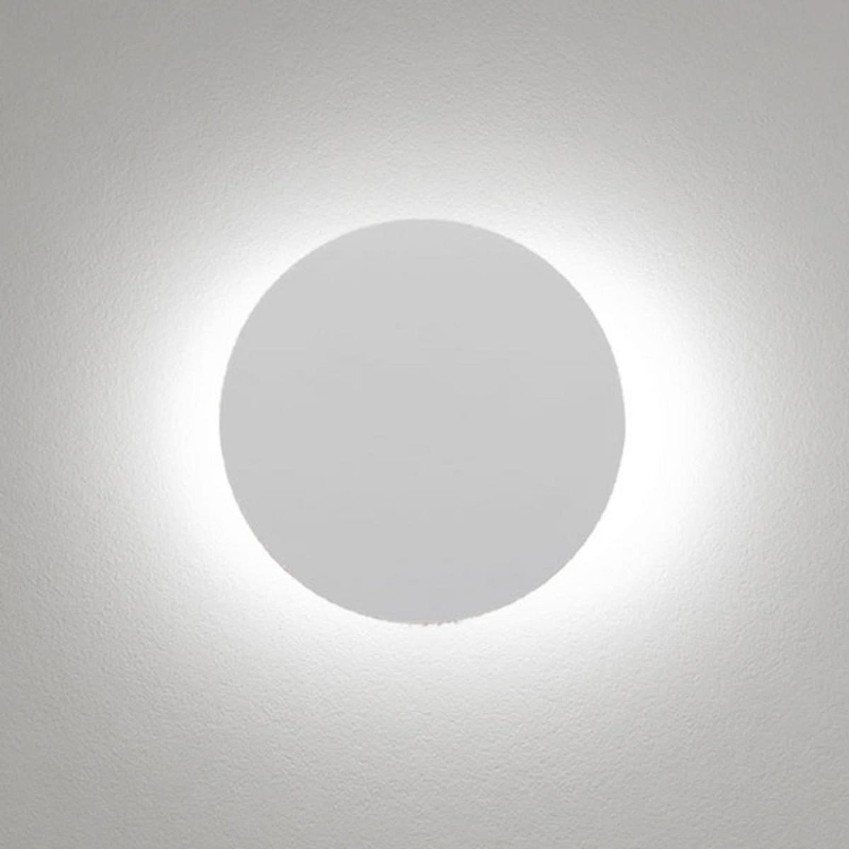 Applique murale LED Collide H2 en aluminium, blanc mat, Ø 33 cm, 2700 K
