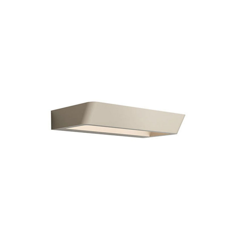 Applique murale LED Belvedere W1 en aluminium, bronze, hauteur 3,5 cm, 3000 K