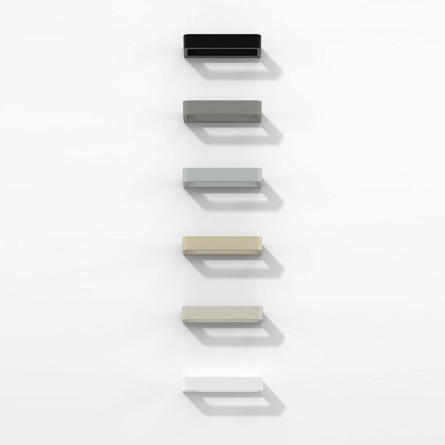 Applique murale LED Belvedere W1 en aluminium, crème, hauteur 3,5 cm, 3000 K