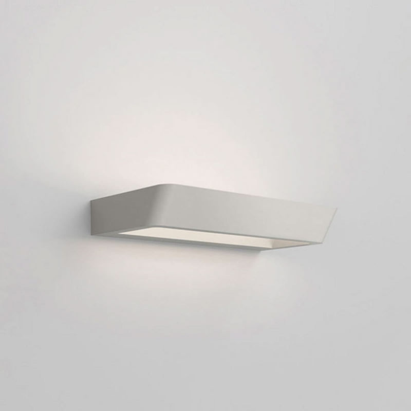 Applique murale LED Belvedere W1 en aluminium, crème, hauteur 3,5 cm, 3000 K