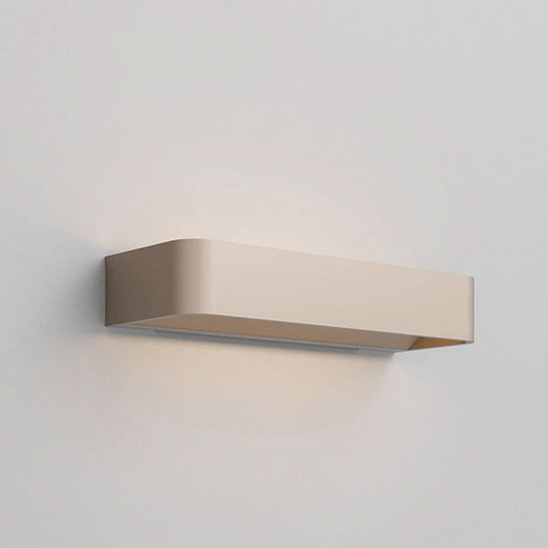 Applique murale LED Frame W2 en aluminium, bronze, hauteur 4,8 cm