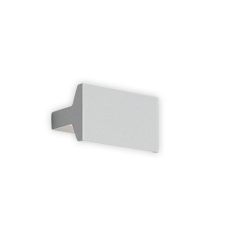 Applique murale LED Ipe W1 en aluminium, blanc mat, hauteur 9,5 cm, 2700 K