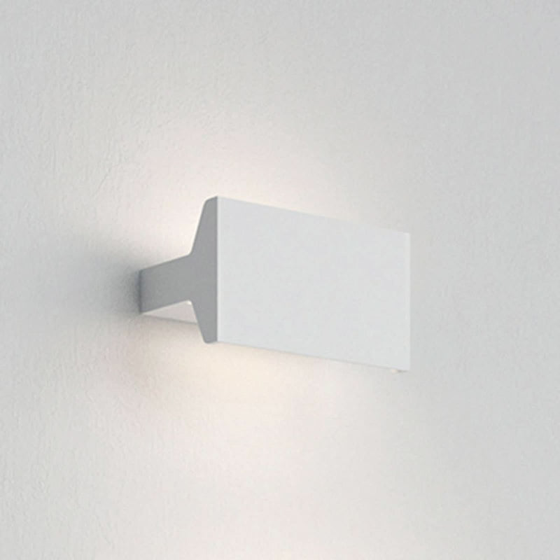 Applique murale LED Ipe W1 en aluminium, blanc mat, hauteur 9,5 cm, 2700 K
