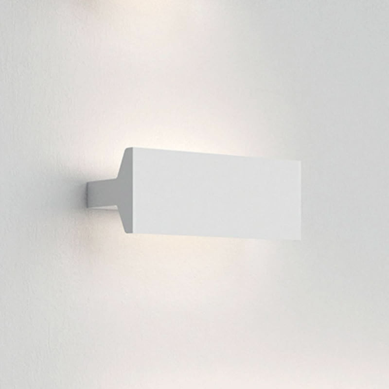 Applique murale LED Ipe W2 en aluminium, blanc mat, hauteur 9,5 cm, 2700 K