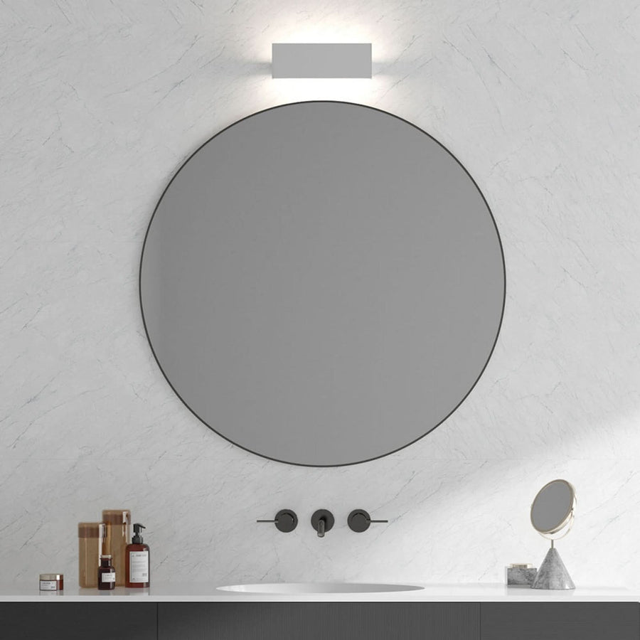 Applique murale LED Ipe W2 en aluminium, blanc mat, hauteur 9,5 cm, 2700 K