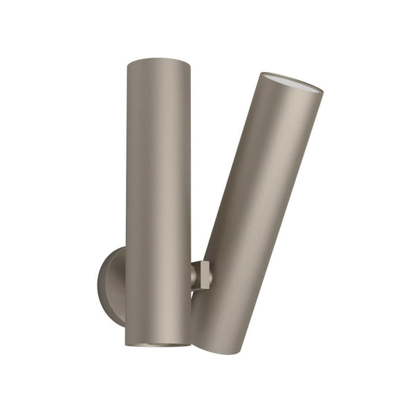 Applique murale LED Tobu W1 en aluminium, bronze, hauteur 40 cm, 3000 K, 40 W, largeur 21,4 cm, 30°