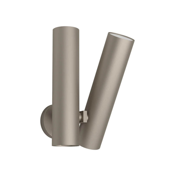 Applique murale LED Tobu W1 en aluminium, bronze, hauteur 40 cm, 3000 K, 40 W, largeur 21,4 cm, 90°