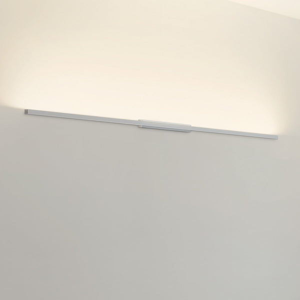 Applique murale LED SpinaLED 60cm 4000 en aluminium, chromé et blanc, hauteur 6,2 cm